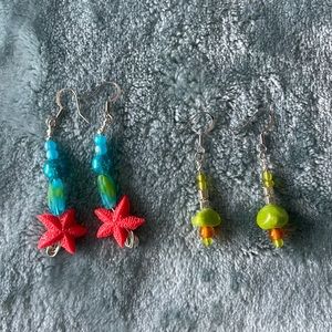 Two pair of boutique earrings